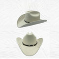 western cowboy hat in classic ivory