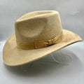 Australian cowboy hat waterproof soft cream travel style
