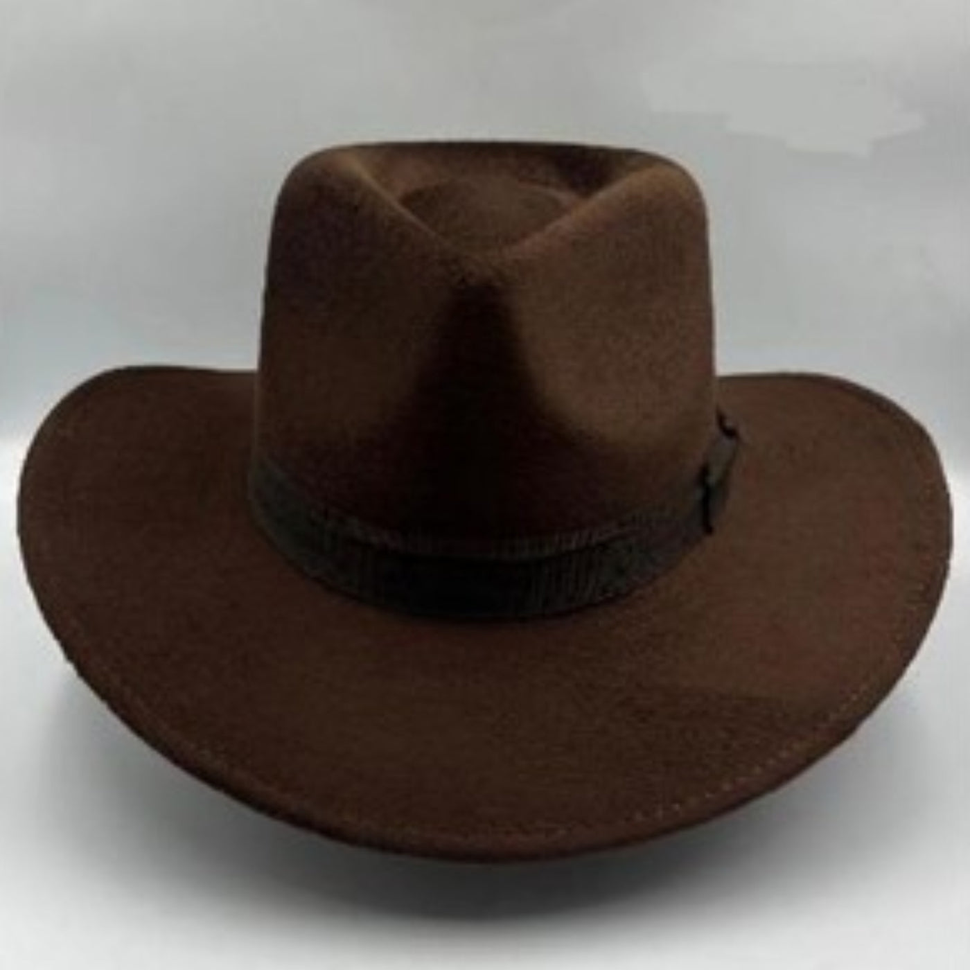 Australian cowboy hat waterproof dark brown travel style