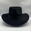 Australian cowboy hat waterproof jet black outdoor style
