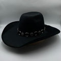 Wide brim cowboy hat Buffalo design for rodeos and festivals