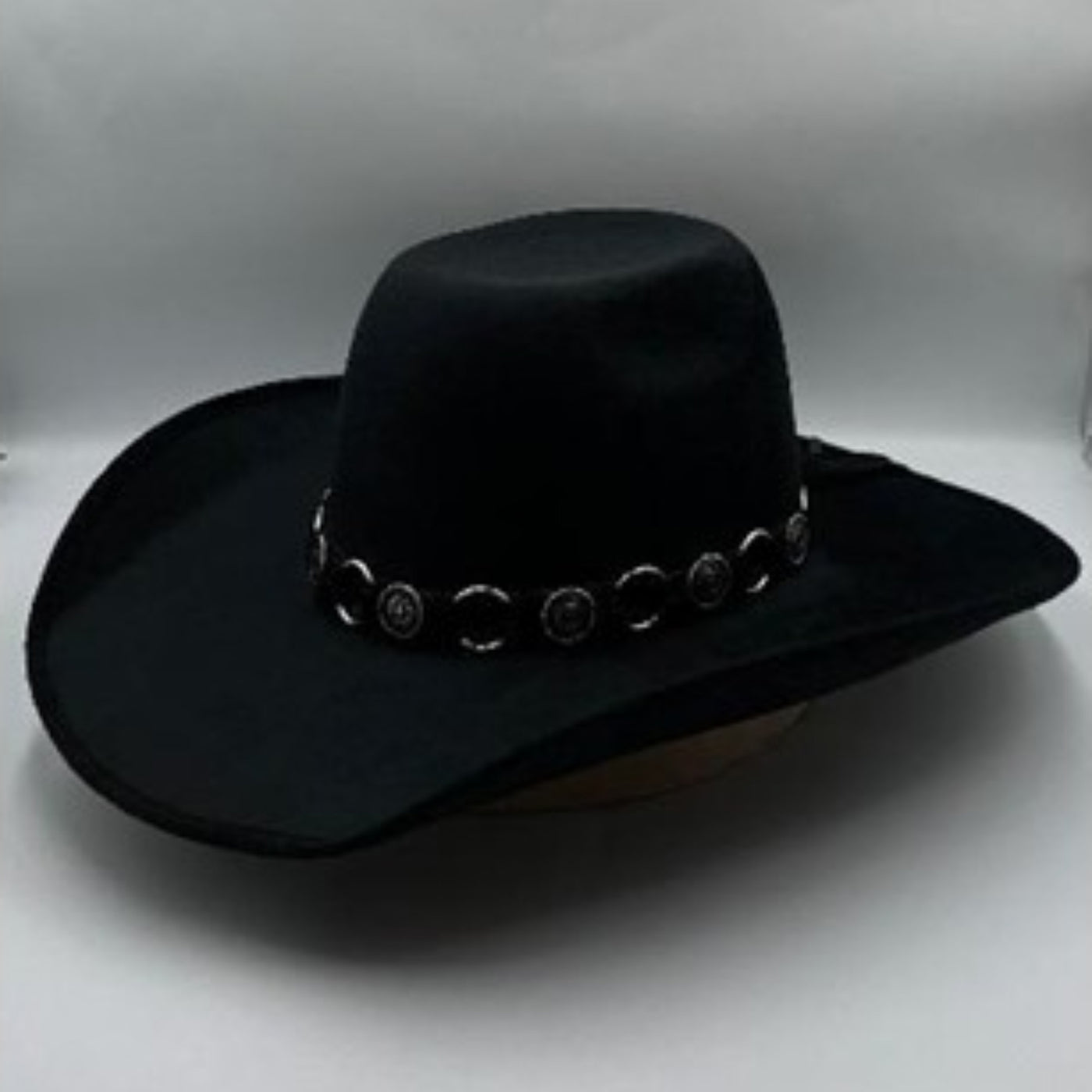 Wide brim cowboy hat Buffalo design for rodeos and festivals