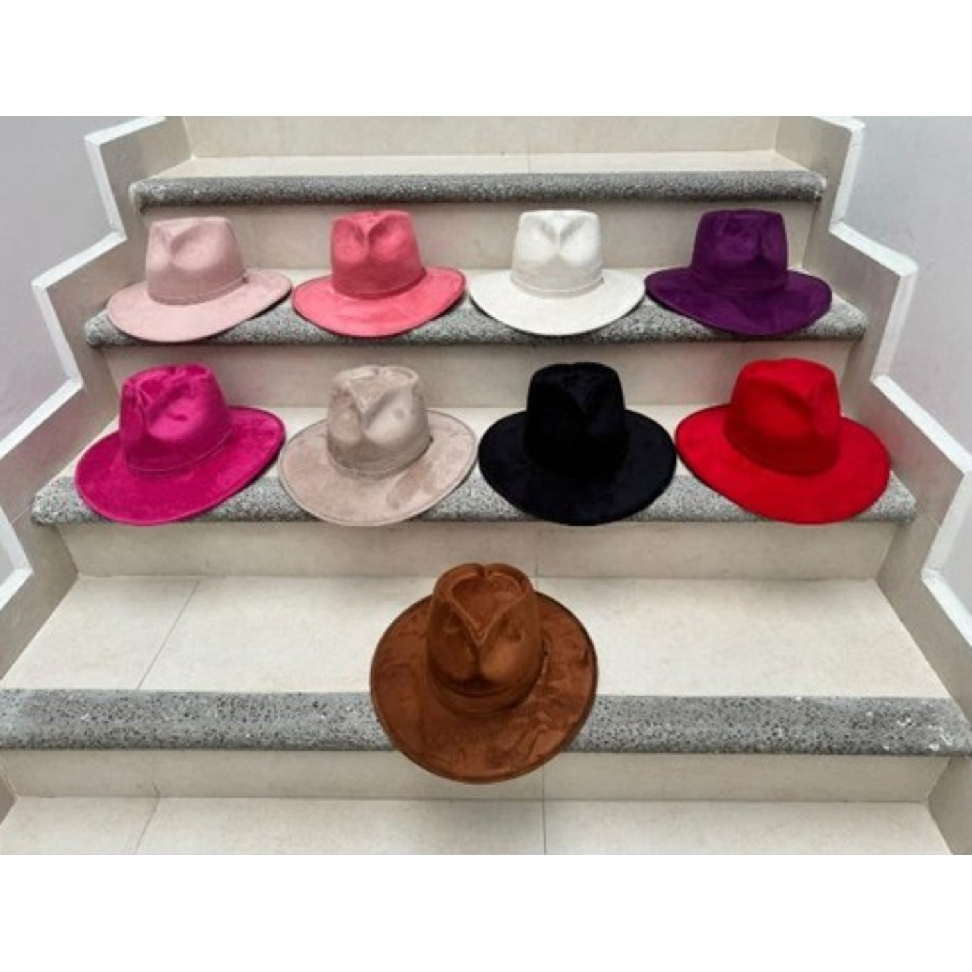 Heart Crown Fedora Hat Western Style