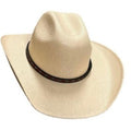 Straw cowboy hat Rice Paper Western style for warm-weather fashion