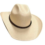 Straw Cowboy Hat Rice Paper Style