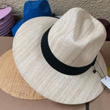Lightweight Straw Hat Rice Paper Style