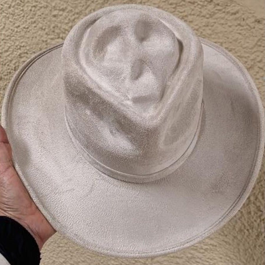 Skull Crown Fedora Hat Western Style
