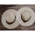 stylish wheat straw hat with lightweight woven design