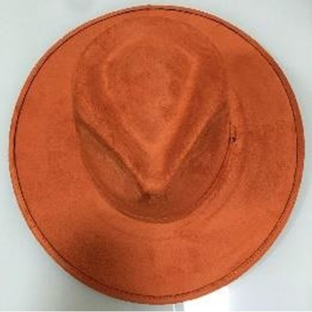 Teardrop Crown Fedora Hat Western Style